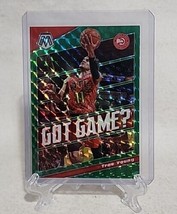 2019-20 Mosaic Got Game? Green Prizm #16 Trae Young Atlanta Hawks - Excellent - £7.39 GBP