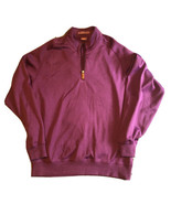 Martin Golf 1/4 Zip Pullover Sweater Soft  - Men’s Size Large Purple Royal - £21.07 GBP