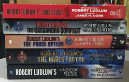 Robert Ludlum Trade Paperback Artic Event The Cassandra Compact The Moscow Ve X5 - £15.56 GBP