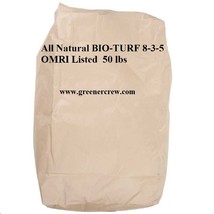 Lawn Fertilizer All Natural 8-3-5 OMRI Listed 300 lbs	 - $798.98