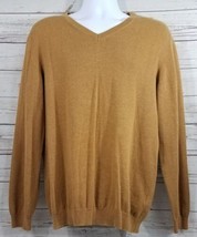 St. Johns Bay V-Neck Sweater Mens Size Medium Brown EUC Excellent Used C... - $19.79