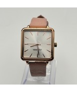 Nine West Rose Gold Square Dial Pink Leather 30mm Women’s Watch - $19.40