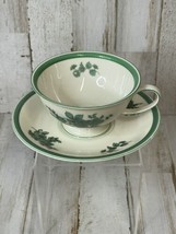 ROSENTHAL Selb Winifred China Cup &amp; Saucer Germany Green Flowers - $24.27