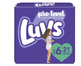 Luvs Pro Level Leak Protection Diapers Size 621.0ea - £15.65 GBP