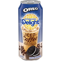 International Delight Iced Coffee, Oreo Cookie, 15 Fl Oz, Pack of 12  - £39.83 GBP
