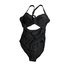 Eomenie Swimsuit Womens Medium Black One Piece Cutout Front High Waist - $29.99