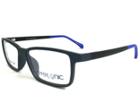 Eyeconic Eyeglasses Frames Kids YOUTH Blue Black Rectangular 47-15-125 - £33.06 GBP