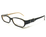 Robert Marc Eyeglasses Frames 200-31 Brown Yellow Rectangular Full Rim 4... - $93.52
