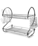 MegaChef 22 Inch Two Shelf Dish Rack - $82.58 CAD