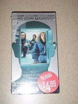 John Cusak &quot; Being John Malkovich &quot; Vhs New And Sealed In Box - £7.73 GBP