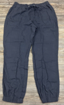 Social Standard by Sanctuary Solstice Blue Linen Blend Pants Joggers Sz.... - $13.86