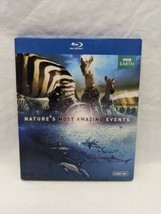 BBC Earth Nature&#39;s Most Amazing Events Blu Ray 2 Disc Set - £19.45 GBP