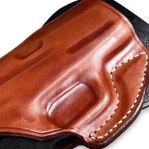 Fits Sccy SPX2 9mm 3.1”BBL Leather Paddle Holster With Open Top #1218# RH image 6