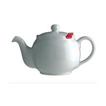 London Teapot Company-Chatsford 4-Cup Teapot with One Red Filter, White  - $77.00