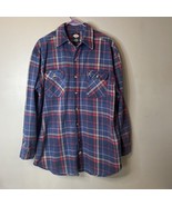 Dickies Extra Thick Flannel Shirt High Quality Men&#39;s Size L-Tall - £13.29 GBP