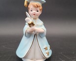 Vintage Josef Originals Blue Boy Girl Graduate Angel Figurine /w Diploma... - $24.74