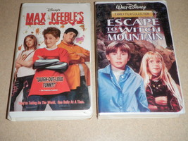 Disney&#39;s 2002 Max Keeble&#39;s Big Move &amp; 1996 Escape To Witch Mountain VHS Lot of 2 - £10.17 GBP