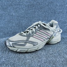 adidas  Women Sneaker Shoes Gray Synthetic Lace Up Size 6.5 Medium - £19.40 GBP