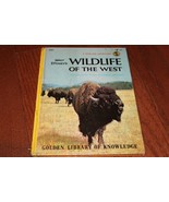 Golden Library: WALT DISNEY&#39;S - WILDLIFE OF THE WEST Hardcover 1958 - $15.04 CAD