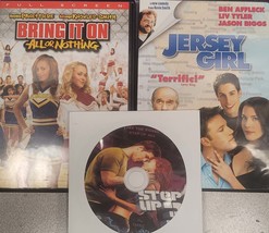 RomCon DVD Movie Triple Play: Bring it on, Step up 3, Jersey Girl - £5.53 GBP