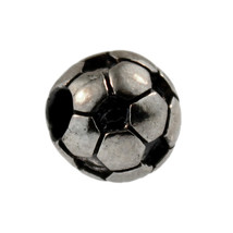 Authentic Trollbeads Sterling Silver 11519 Soccer Ball - £22.17 GBP