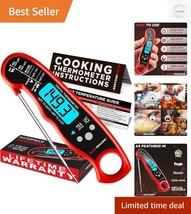 Instant Read Waterproof Meat Thermometer with Backlight - Perfect Gift f... - $24.97