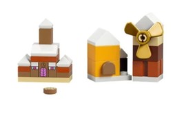 NEW Disney Frozen Lego Arendelle Gingerbread House, Windmill &amp; Cottage M... - $12.56