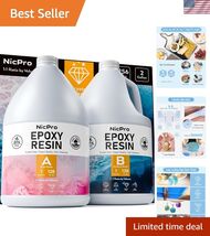 2 Gallon Crystal Clear Epoxy Resin Kit, Not Yellowing &amp; Bubbles Free Foo... - $119.53
