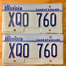 1983 United States Illinois Land of Lincoln Passenger License Plate XQ0 760 - $30.68