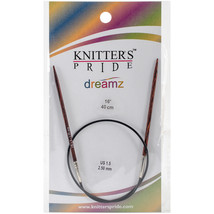 Knitter&#39;s Pride-Dreamz Fixed Circular Needles 16&quot;-Size 1.5/2.5mm - £9.24 GBP