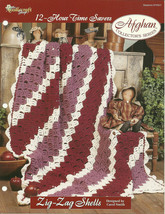 Needlecraft Shop Crochet Pattern 972041 Zig Zag Shells Afghan Collectors... - $2.99
