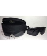 Revision Military Safety Sunglasses Size R Z87 Case Clear Lens Case - $19.00