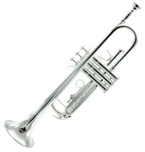 **END-OF-YEAR-SALE**SKY Bb School Trumpet Nickel Plated Body w Case - $189.99