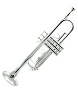 **END-OF-YEAR-SALE**SKY Bb School Trumpet Nickel Plated Body w Case - £152.23 GBP