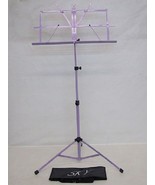 SKY Light Purple Sturdy Folding Music Stand w Carrying Bag Adjustable St... - £12.78 GBP