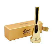 Paititi Trumpet Mouthpiece for Bach 5C Size Gold Plated Rich Tone High Quality - $25.99