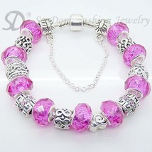 European Style Charm Bracelet Crystal Beads FREE SHIPPING - £17.67 GBP