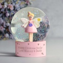 Personalised Any Message Fairy Snow Globe - Christmas Globe - Christmas ... - $15.99