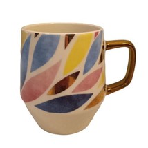 Edible Arrangements Fruit Basket Coffee Cup Mug Colorful Leaves Gold Han... - $12.16