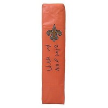 Willie Roaf Auto New Orleans Saints Signed Football Pylon Autograph Phot... - £98.37 GBP