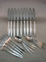 Community Silverplate Enchantment aka Gentle Rose Flatware 23 Pcs 1960 V... - $27.55