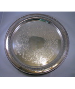 WM Rogers Silverplate Pierced Serv Tray 15&quot; Eagle/Star - £22.34 GBP