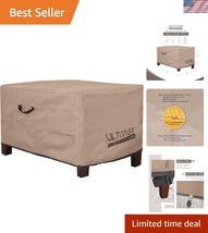 Waterproof Rectangular Ottoman Cover - 32L x 25W x 18H for Outdoor Prote... - $728.59 MXN