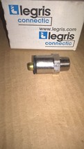 Legris 3115 62 18DOT Nickel Brass Push-To-Connect Fitting 3/8 npt -1/2&quot; tube - £79.58 GBP