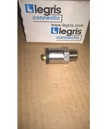 Legris 3115 62 18DOT Nickel Brass Push-To-Connect Fitting 3/8 npt -1/2&quot; ... - £77.20 GBP