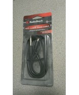 NEW RadioShack 6 FT Audio Cable 1/4 6.3mm Mono Male To RCA Phono Female ... - $89.48 MXN