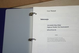 TEK TFS3030 FiberMini  Optical Media Test  Instrument   User  Manujal - £39.38 GBP