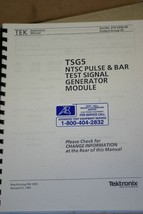 TEK TSG5  NTSC  Pulse &amp; Bar Test Signal Generator Module Instruction Manual - $29.65