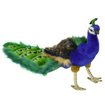 Hansa Peacock Plush Toy (24cm) - £59.70 GBP