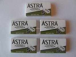 25 Astra Superior Platinum Double Edge Razor Blades - $6.45